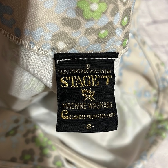 ✨VTG✨70s Polyester Disco Shirt, Size 8 - Picture 7 of 9